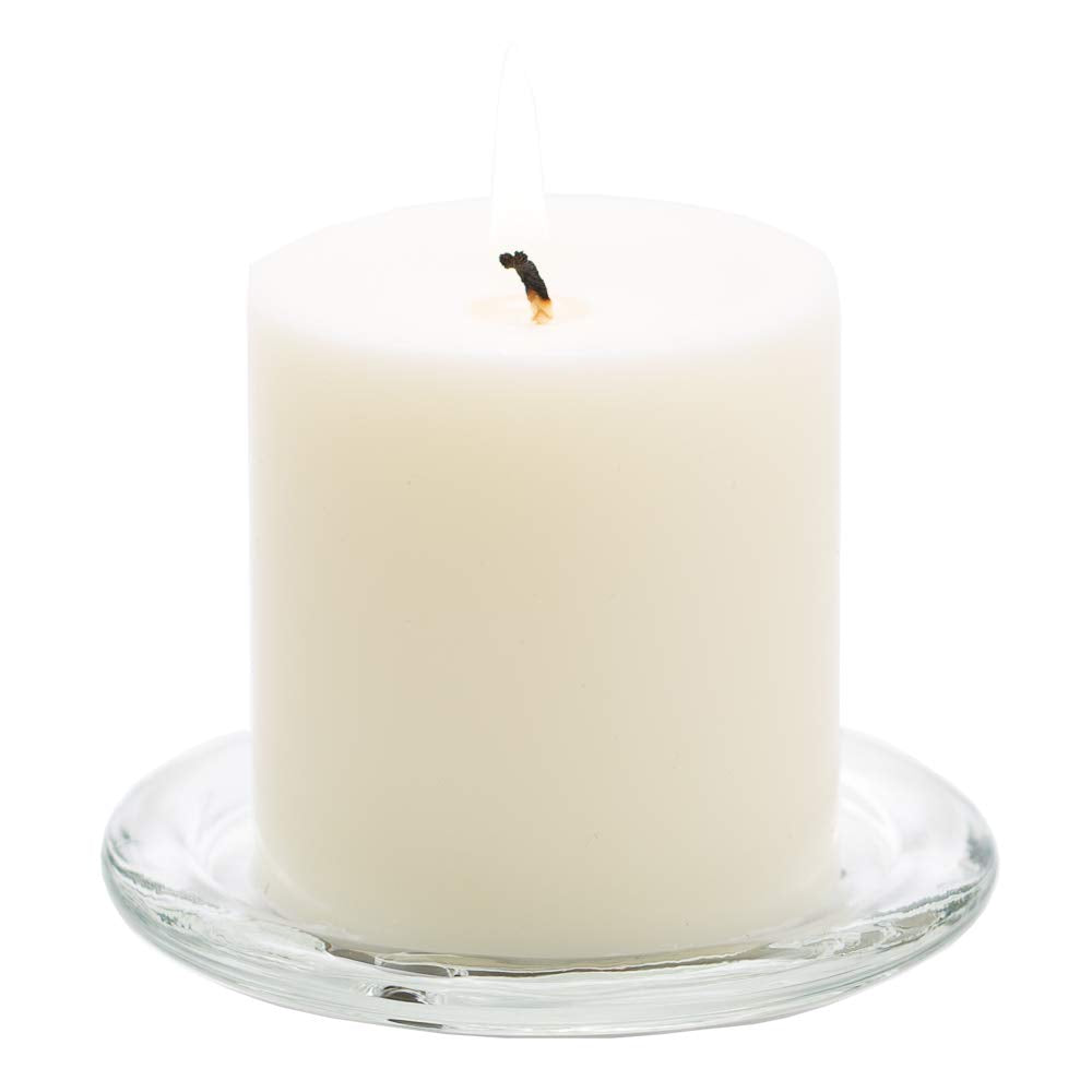 Richland 3" X 3" Hand Poured Pillar Candle Light Ivory