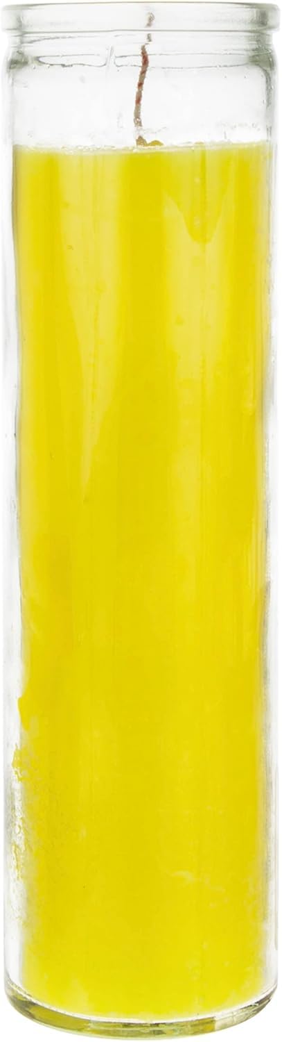 Aspen Brands Blessed Sanctuary Devotional Prayer Candle Religious Candle, (Yellow, 6 Pack)