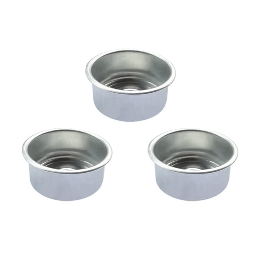 UUYYEO 20 Pcs Aluminium Candle Cups Holders Candlestick Liners Inserts Holders Tea Light Case Containers for Lamp or Candle Making