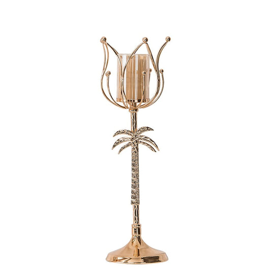 Candle Holder Aromatherapy Candle Holder Home Candle Dinner Props Nordic Romantic Light Luxury American Table Candle Holder Ornaments Candlestick (Size : C)