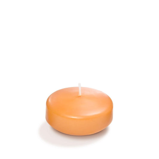 yummi Case of 18 3" Peach Floating Candles