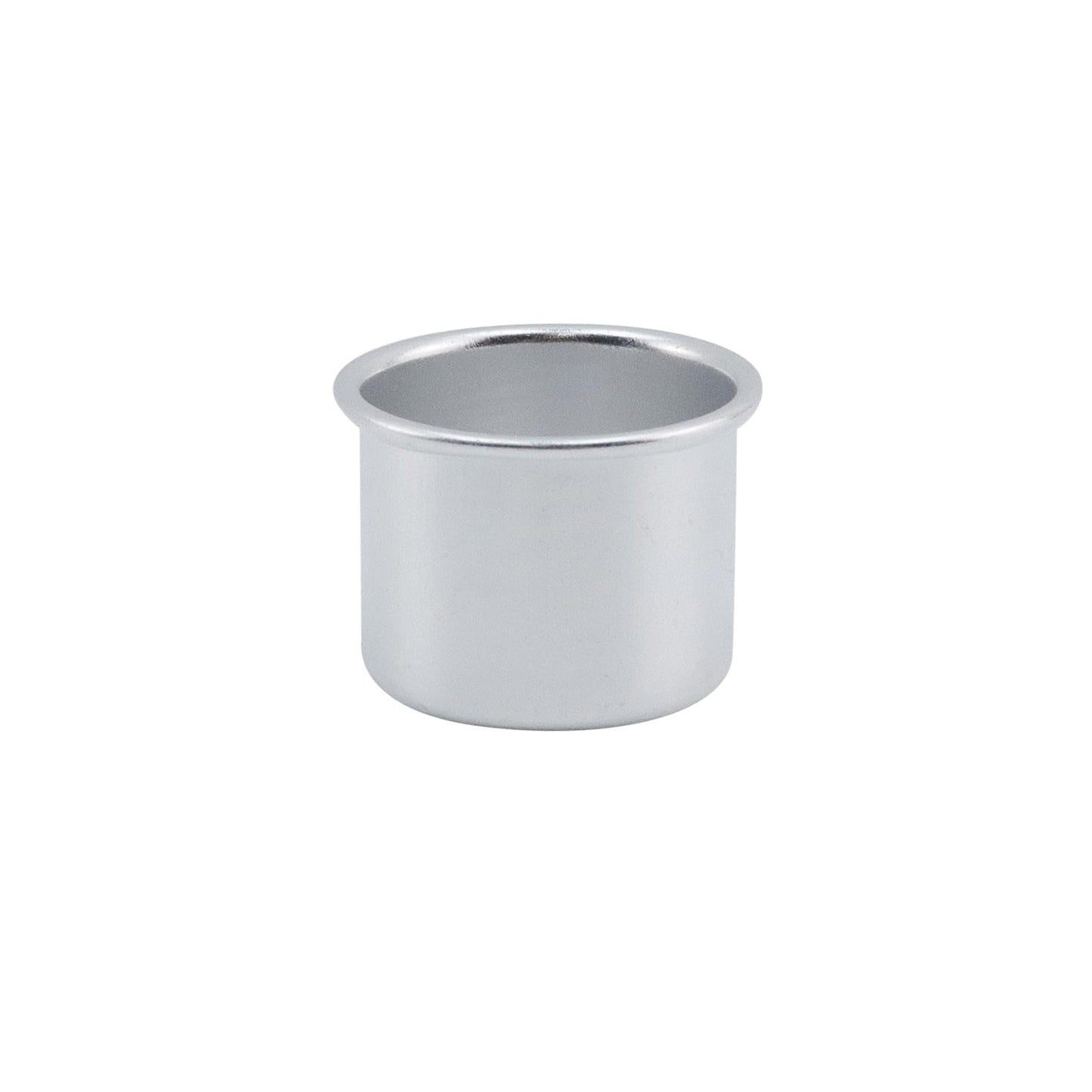 Pastlla 30Pcs Candle Cups Holders, 0.7 x 1 Inch Aluminum Metal Candlestick Holder Cup, Candle Inserts Drip Protectors for Wax Dripping Jar Candle Ramadan Valentine Christmas, Gold & Platinum (Silver