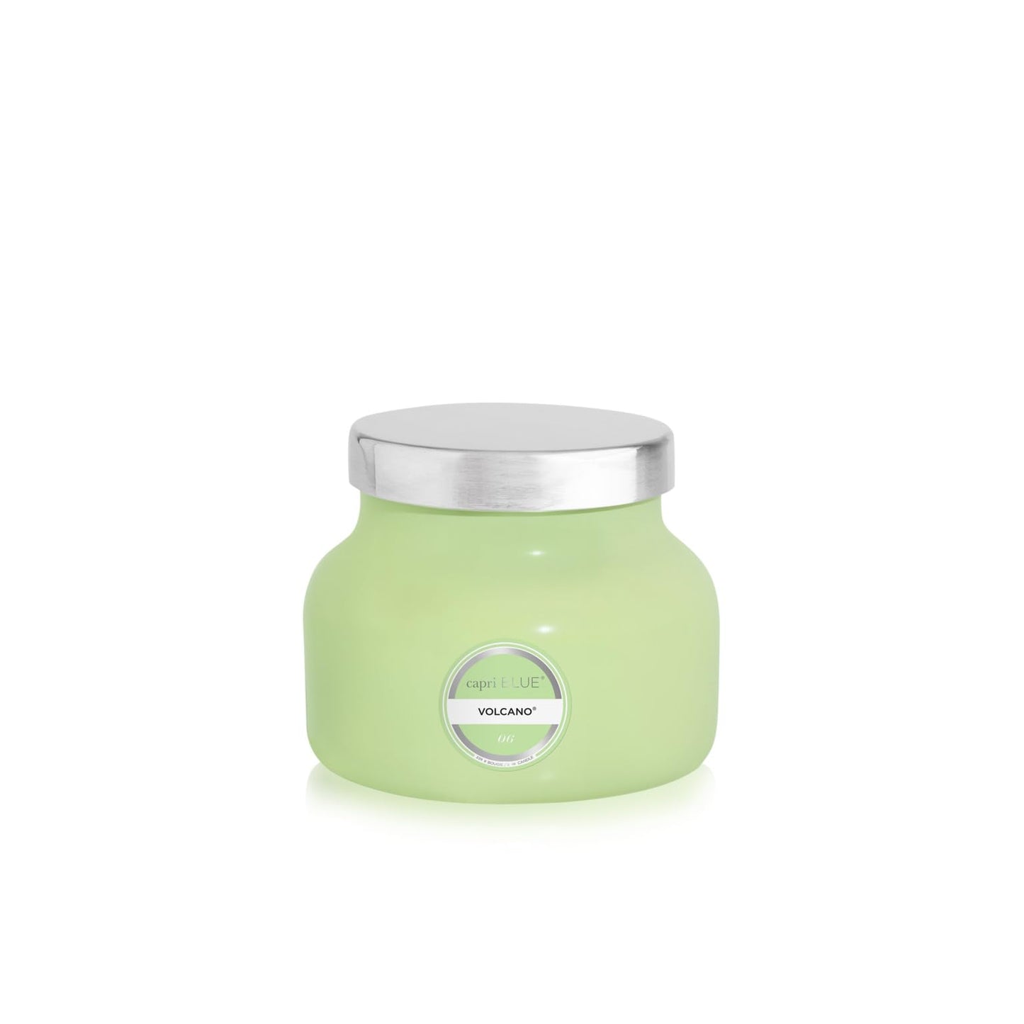 Capri Blue Volcano Scented Candles - Luxury Candles for Home Scented with Tropical Fruit & Sugared Citrus - Long Lasting Soy Wax Blend - Petite Glass Jar (Iced Matcha Green, 8 oz)