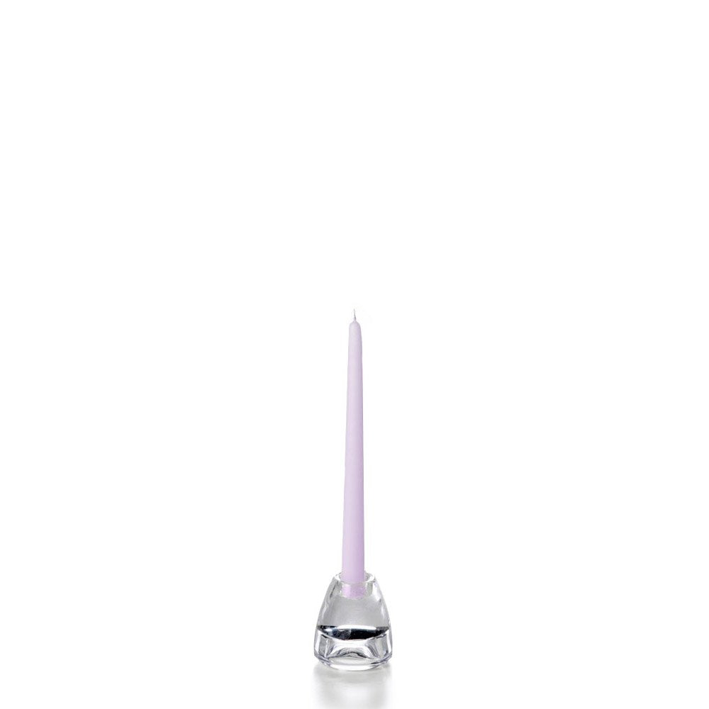 yummi Lavender Taper Candles -10 inch - 12 per Pack