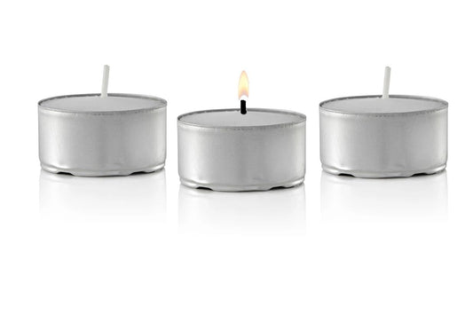 D’Light Online 7 Hours Long Burn Time Unscented White Tealight Candles in Aluminum Cup for Home Decor, Wedding, Holiday, Restaurants, Shabbat, Spa or as a Emergency Candle - Set of 400