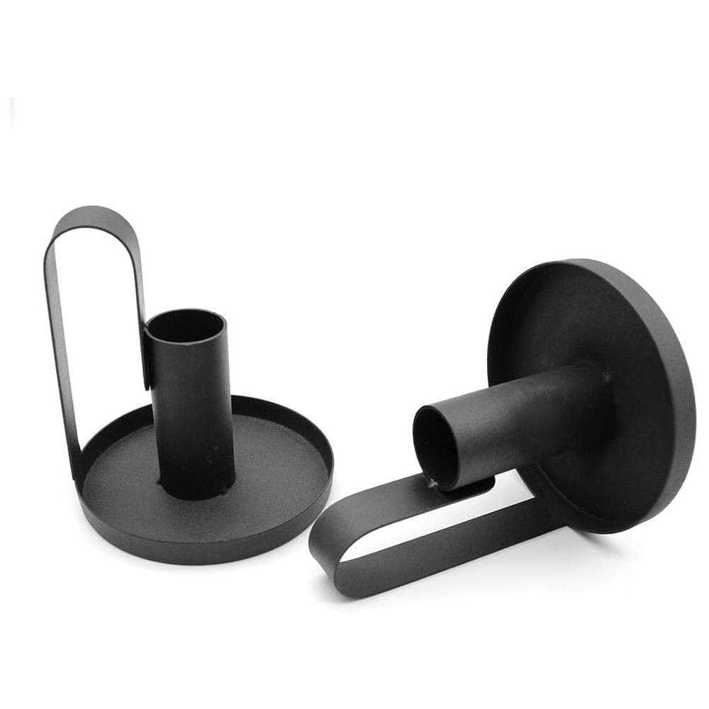 Candlestick Holders Wrought Iron Candle Holder Black Candlestick Holders Candle Holders for Wedding, Dinner, Party Decoration Candle Holders