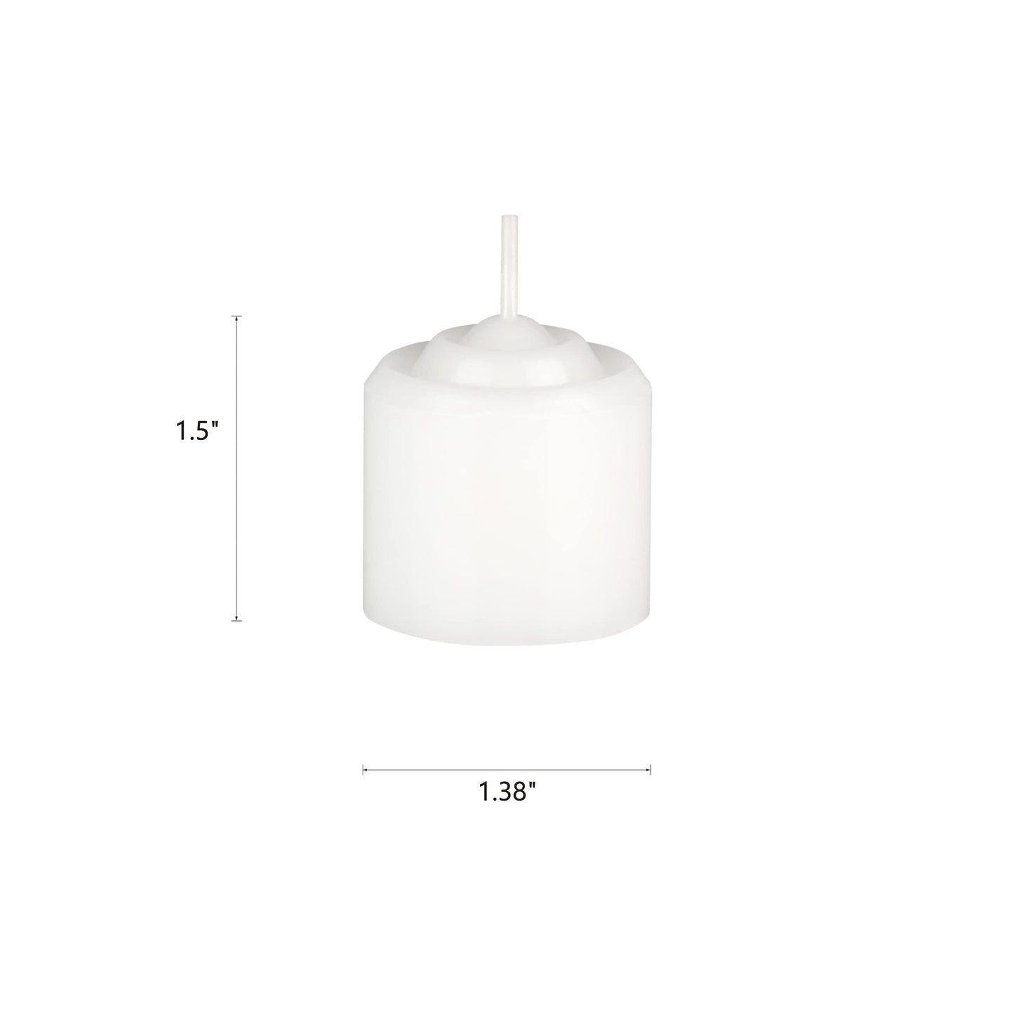 Mega Candles 12 pcs Unscented White Votive Candles, Hand Poured Wax Candle 10 Hours 1.38 Inch x 1.5 Inch, Home Décor, Wedding Receptions, Centerpieces, Occasions, Events, Festivities, Meditations