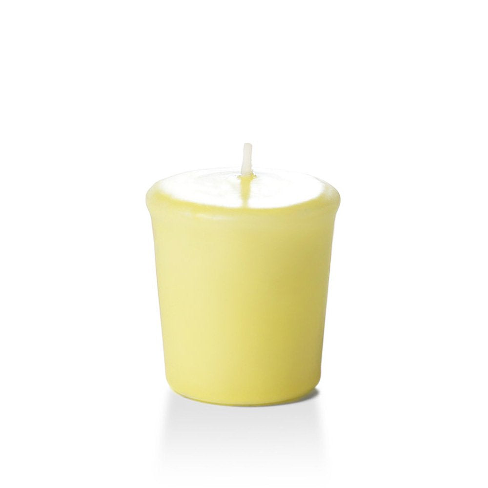 yummi Case of 54 15hr Buttercup Yellow Votive Candles