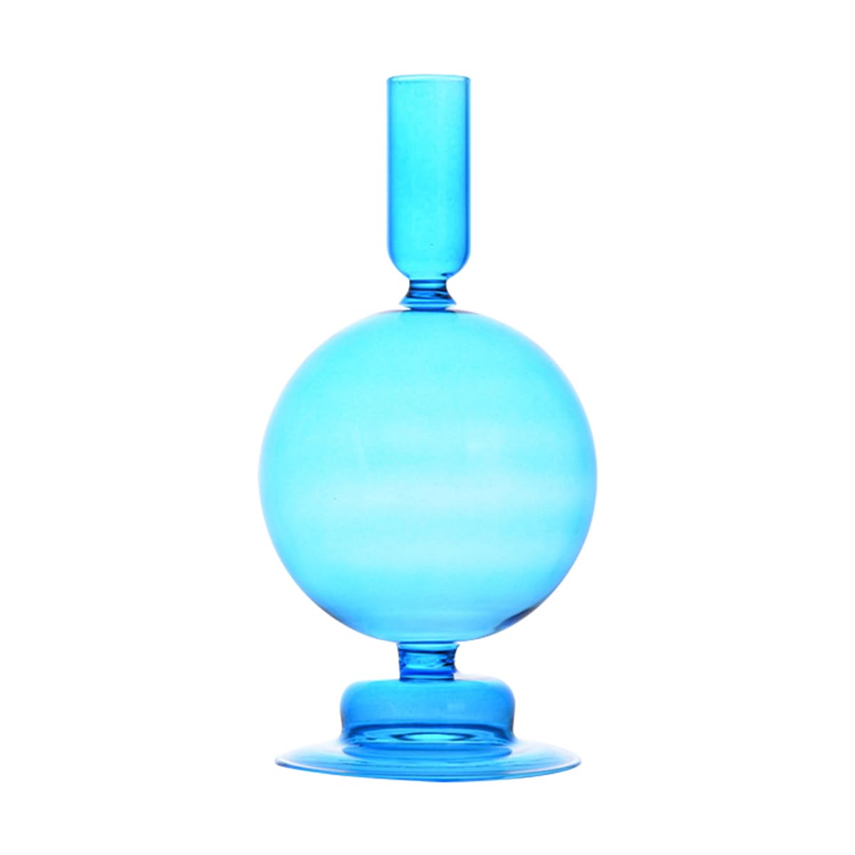 Ayuduots Glass Candlestick Holders, Elegant Glass Taper Candle Holder Centerpieces for Home Ornaments Wedding Party Decorations
