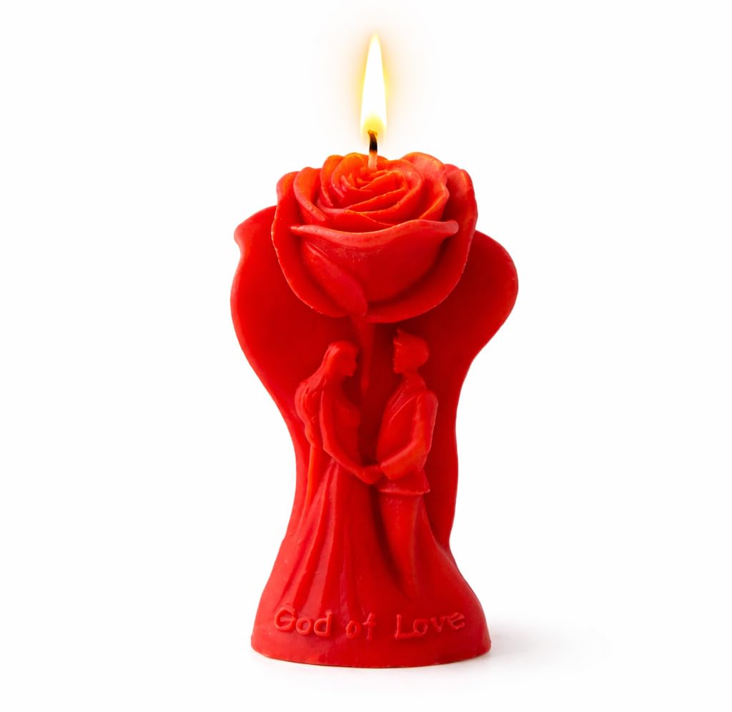 Valentine's Day Decorations 3D Scented Candle Gift for Wedding Engagement Party, Anniversary Candles Gifts for Girlfriend Wife Couples