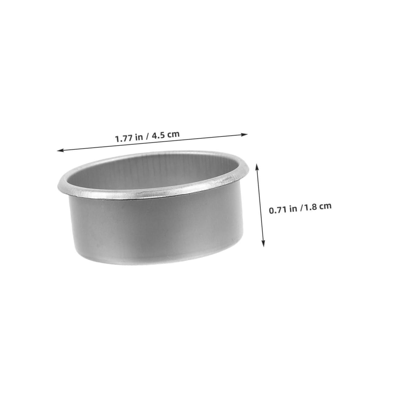 Gadpiparty 15pcs Metal Candle Tins for DIY Projects Scented Tealight Holders Elegant Metal Candle Cups for Home Decor Aromatherapy and Essential Oil Burning