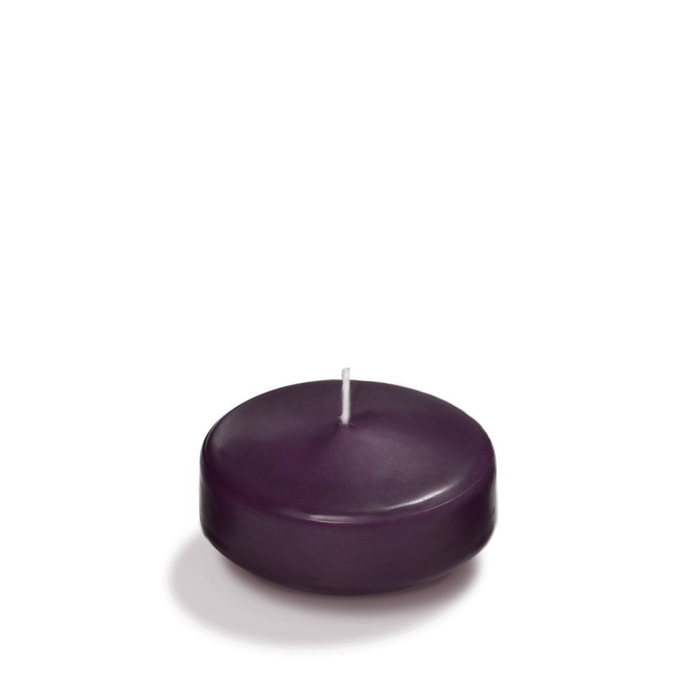 yummi Case of 18 3" Dark Purple Floating Candles