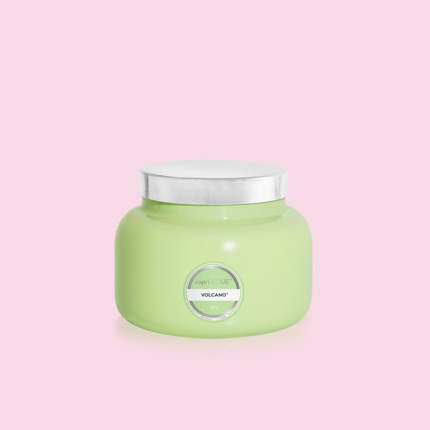 Capri Blue Volcano Scented Candles - Luxury Candles for Home Scented with Tropical Fruit & Sugared Citrus - Long Lasting Soy Wax Blend - Signature Glass Jar (Iced Matcha Green, 19 oz)