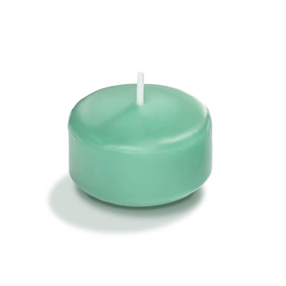 yummi Case of 120 1.75" Blue Jade Floating Candles