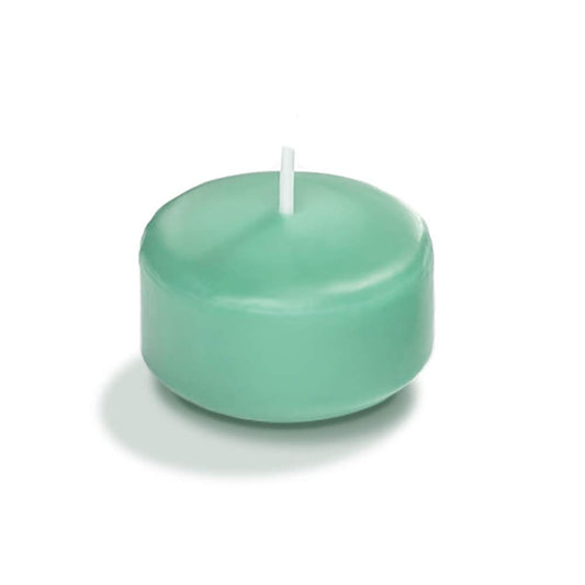 yummi Case of 120 1.75" Blue Jade Floating Candles