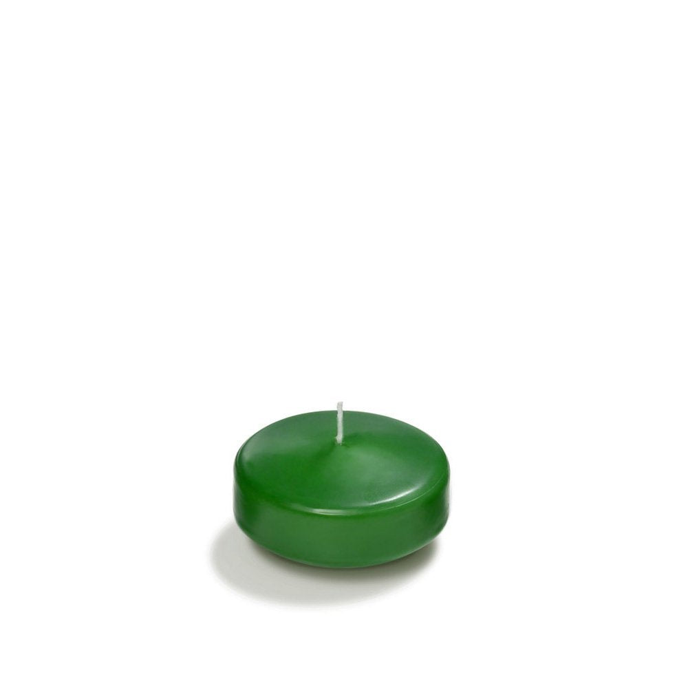 yummi 2.25" Hunter Green Floating Candles - 6 per Pack