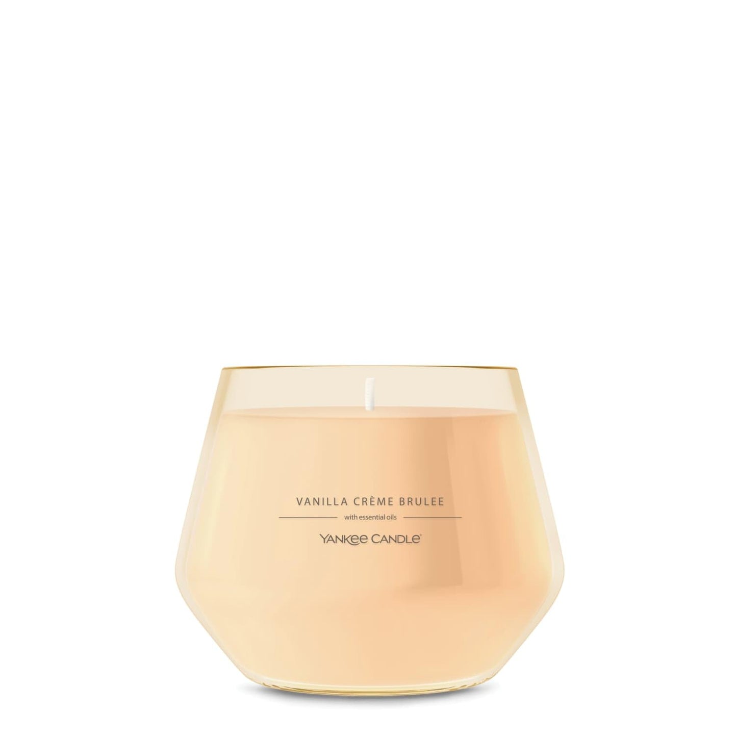 Yankee Candle Studio Scented Candle with up to 50 Hour Burn Time, Premium Plant Wax Blend for Consistent Burn, 10 oz Jar Candle with Room Filling Fragrance, Vanilla Creme Brulee (Pack of 1)