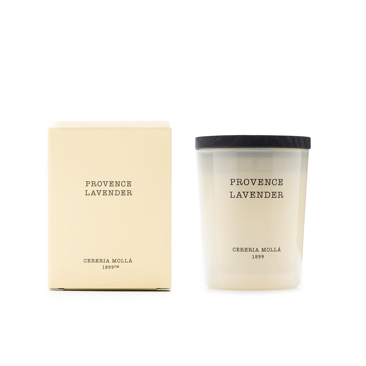 CERERA MOLLA 1899 | Mini Provence Lavender Candle | 70g Aromatic | 20 Hours Burn Time | Natural Fragrances | Recyclable Packaging | Artisan
