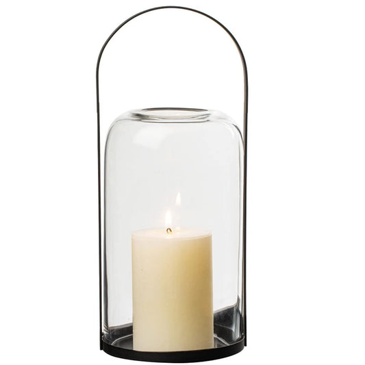 KUYWLMKMZZ Candlestick Holder Indoor Glass Candle Holder Candle Holder Decorative Ornament Candle Lamp Post Suitable for Living Room Kitchen Dining Room Candle Holders (Color : A, Size : Large)