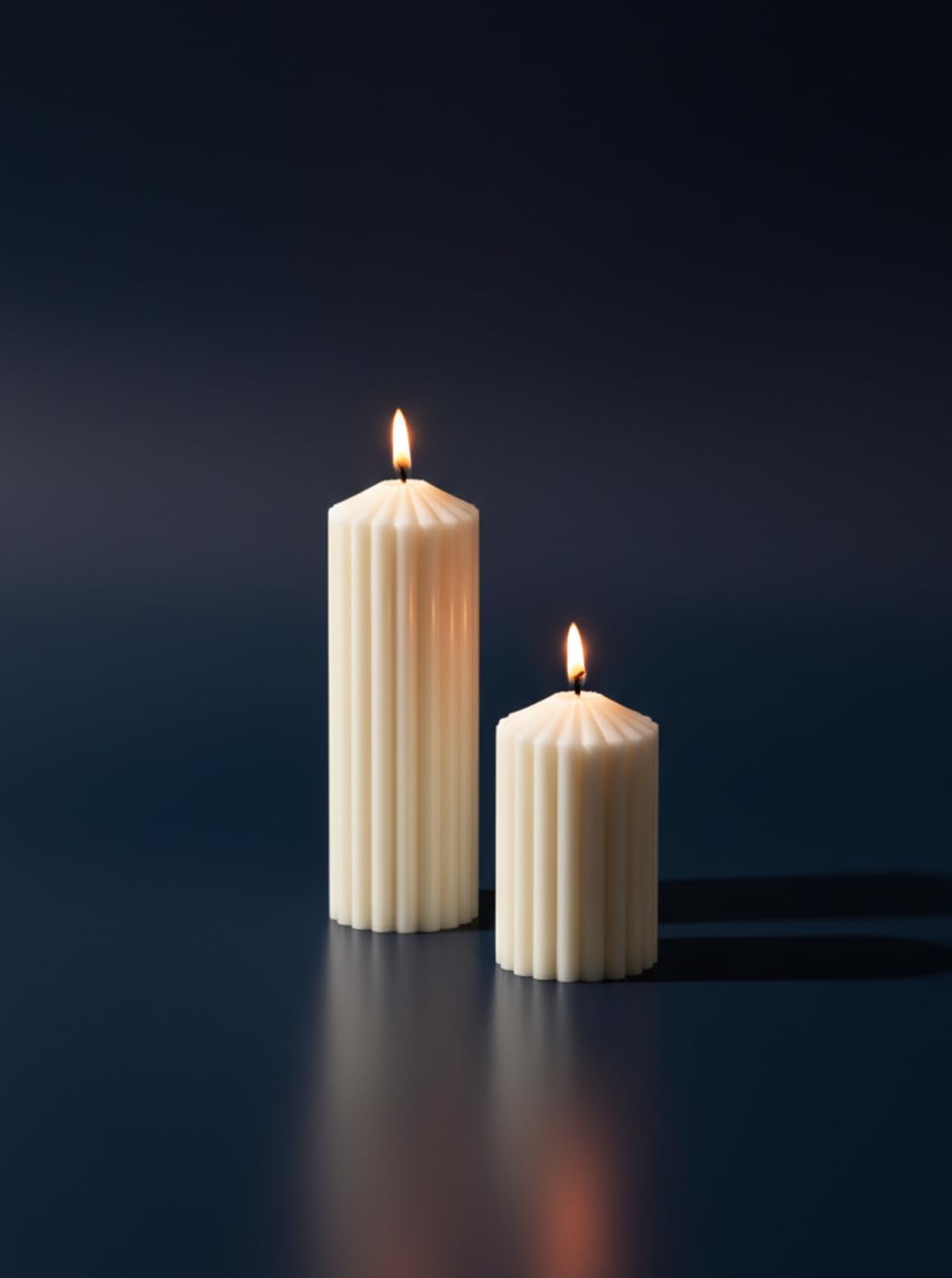 Pillar Candle 1 Pc (250g) | Long-Lasting Decorative Wax Candle for Home Décor, Meditation & Aromatherapy | Smokeless and Dripless Design for Relaxing Ambience