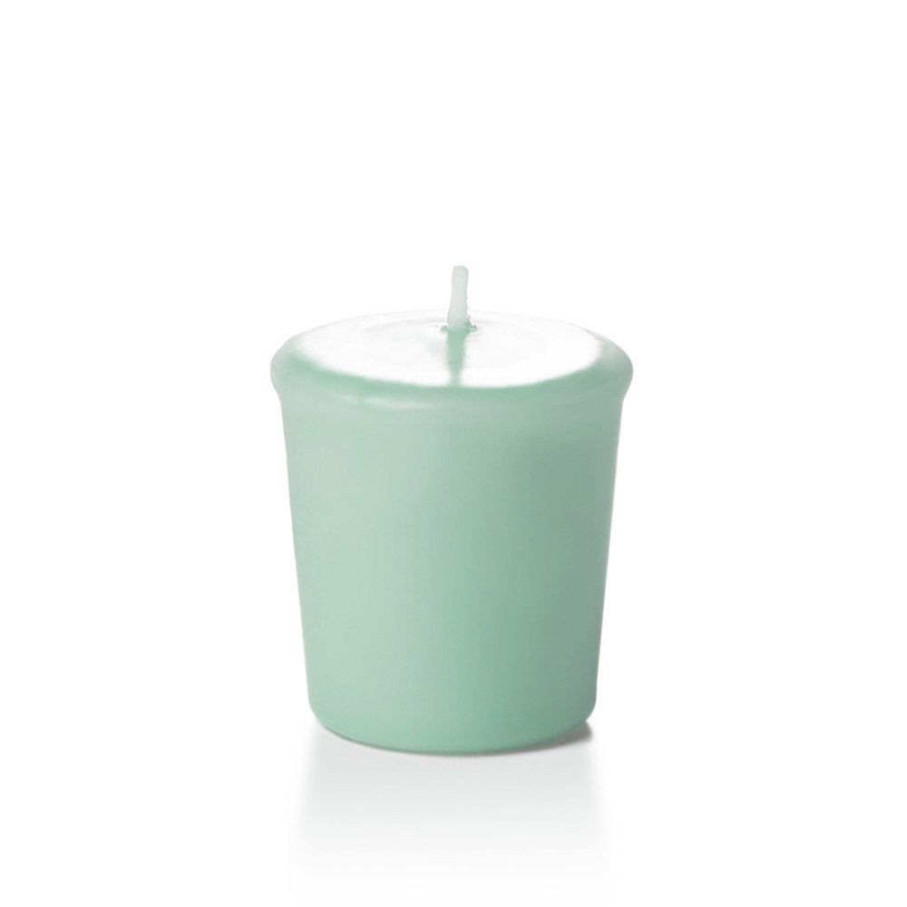 yummi 15hr Unscented Blue Jade Votive Candles -9 per Pack