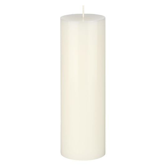 Mega Candles 1 pc Unscented Solid Off White Pillar Candles, Hand Poured Premium Wax Candle 3 Inch x 9 Inch, Home Décor, Spas, Weddings, Occasions, Party, Centerpieces, Holidays, Vigils, Prayers