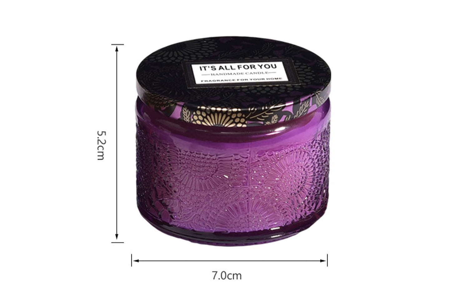 Embosse Scented Candle Glass in Jar,230G Perfume Floral Soy Wax Aroma Candle for Wedding Anniversaries Birthday Holiday Home Decor,Prefect Gift for Meditation Stress Relief Mood