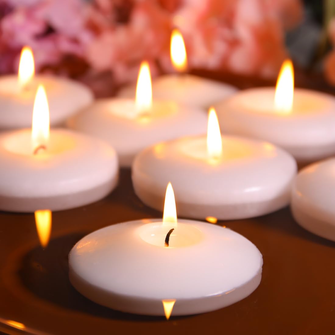 Beeswax Tealight Candles+ White Floating Candles