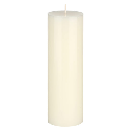 Mega Candles 1 pc Unscented Solid Ivory Pillar Candles, Hand Poured Premium Wax Candle 3 Inch x 9 Inch, Home Décor, Spas, Weddings, Occasions, Party, Centerpieces, Holidays, Vigils, Prayers