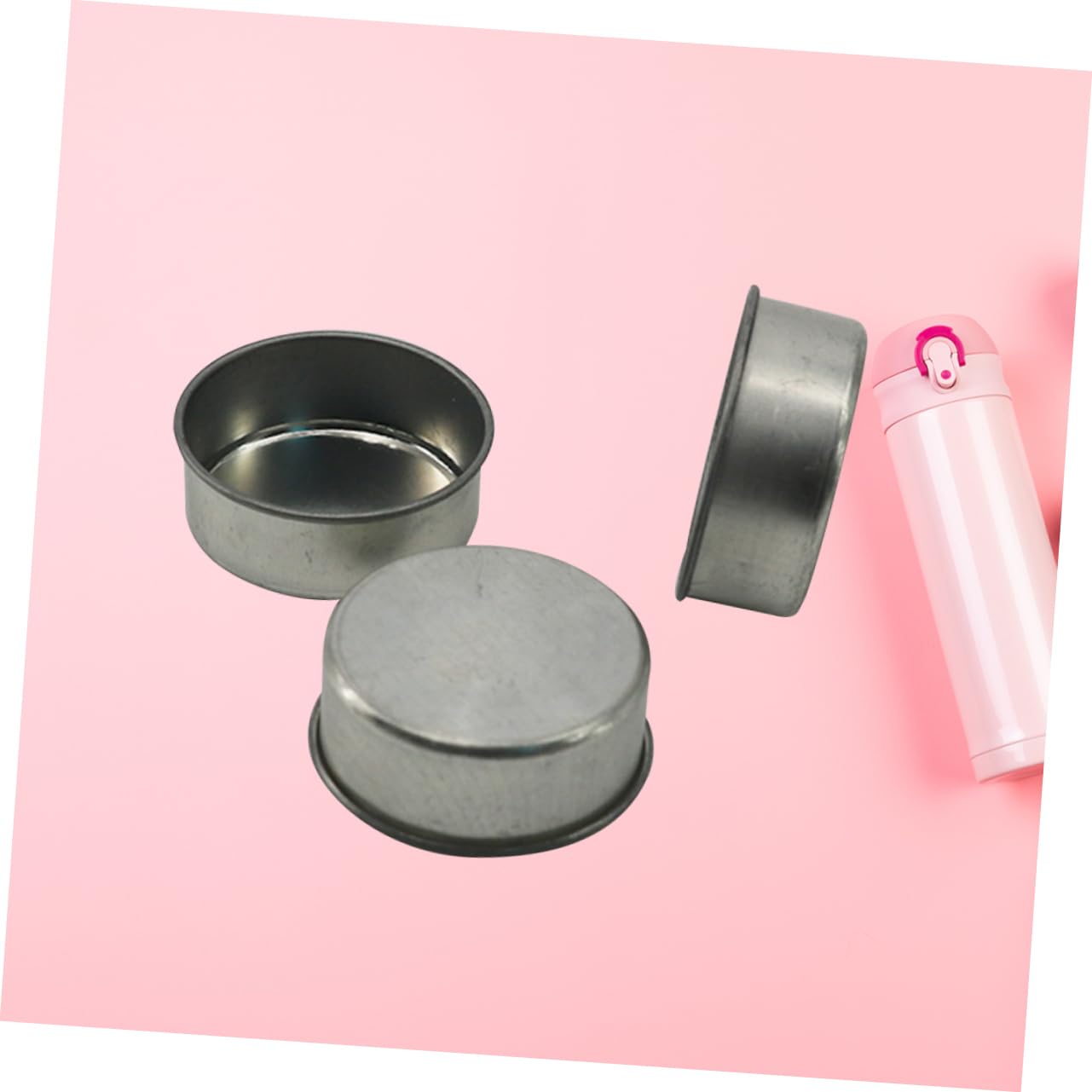 ULDIGI 10pcs Tealight Candle Tins Iron Candlestick Containers for DIY Crafts Skincare
