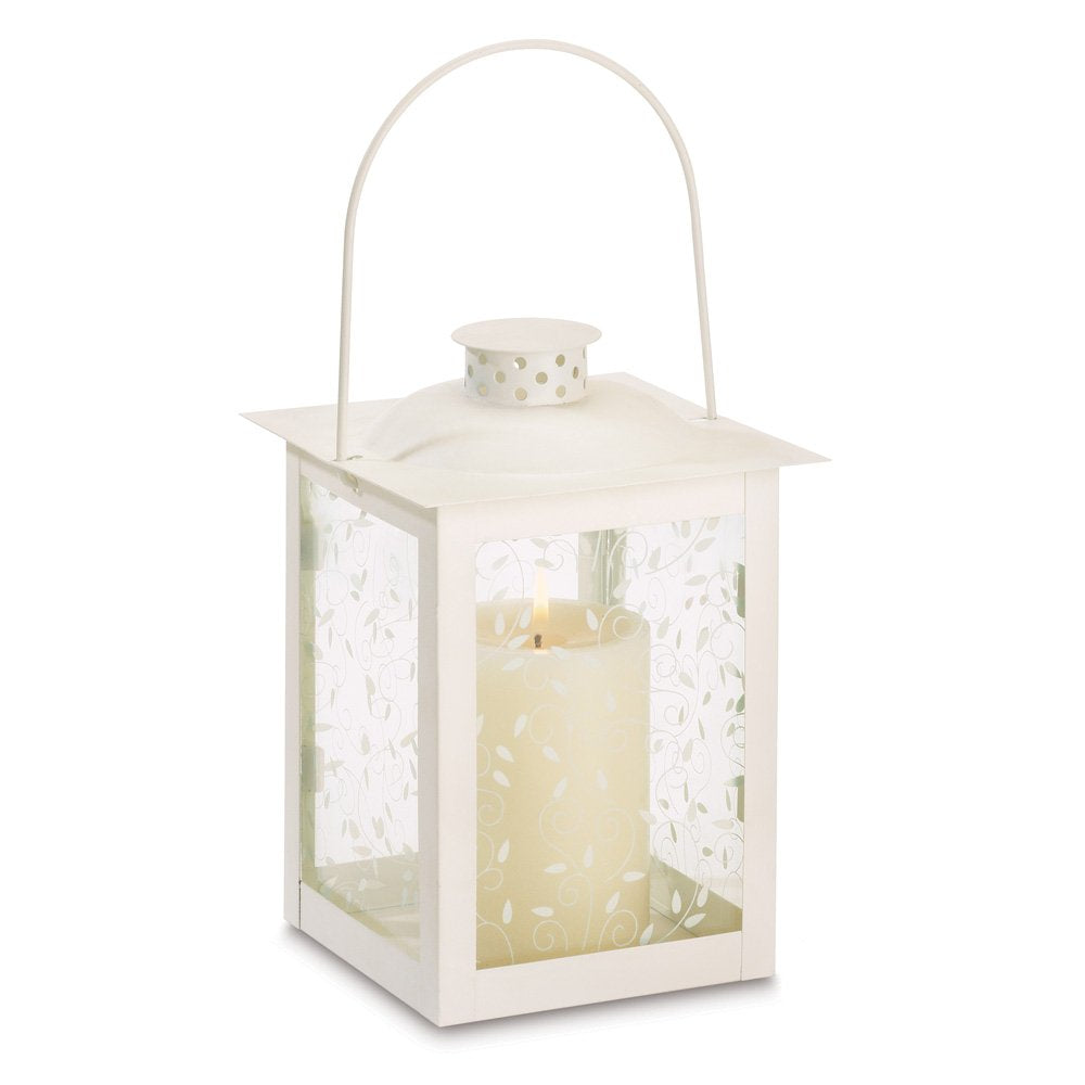 20 Wholesale Large Ivory Color Glass Lantern Wedding Centerpieces