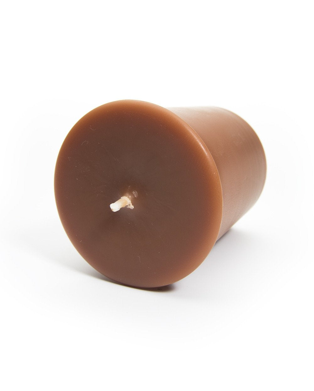 Cinnamon Bark Soy Votive Candles - Scented with Essential & Natural Oils - 6 Brown Natural Votive Candle Refills - Bakery & Food Collection