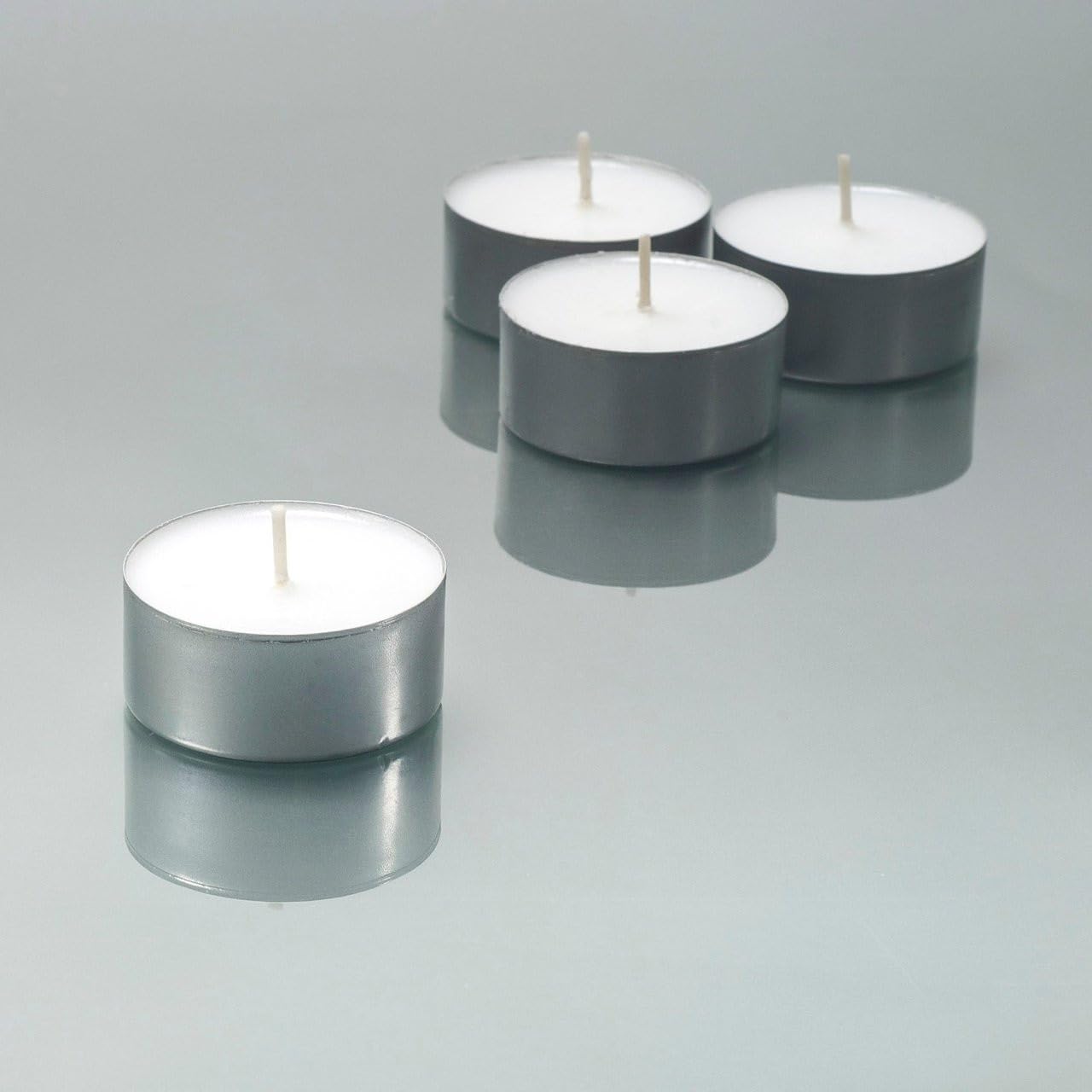 D’Light Online 7 Hours Long Burn Time Unscented White Tealight Candles in Aluminum Cup for Home Decor, Wedding, Holiday, Restaurants, Shabbat, Spa or as a Emergency Candle - Set of 400