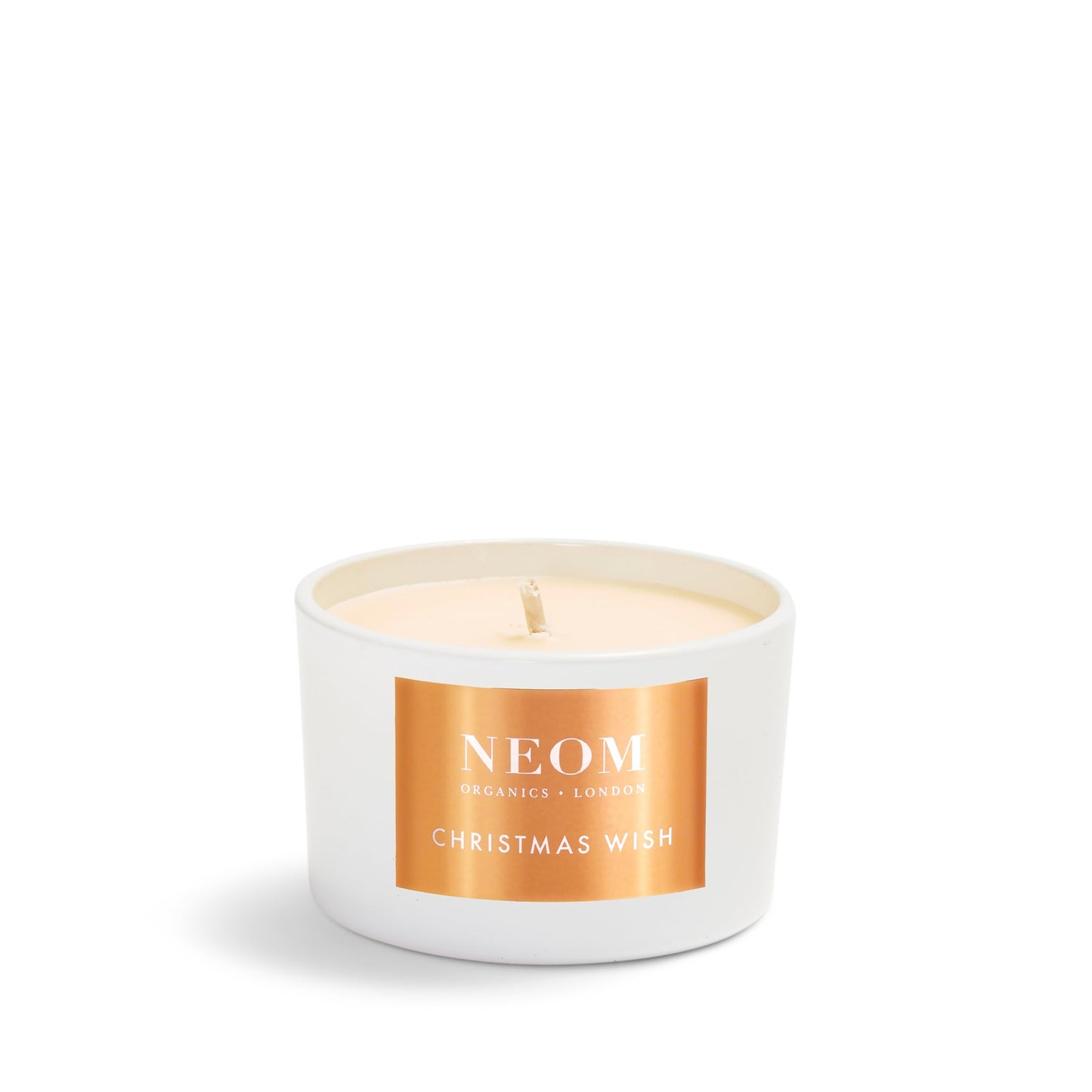 NEOM- Christmas Wish Luxury Scented Candle | Cinnamon, Mandarin & Tonka Bean | Christmas Gift… (Travel Size)