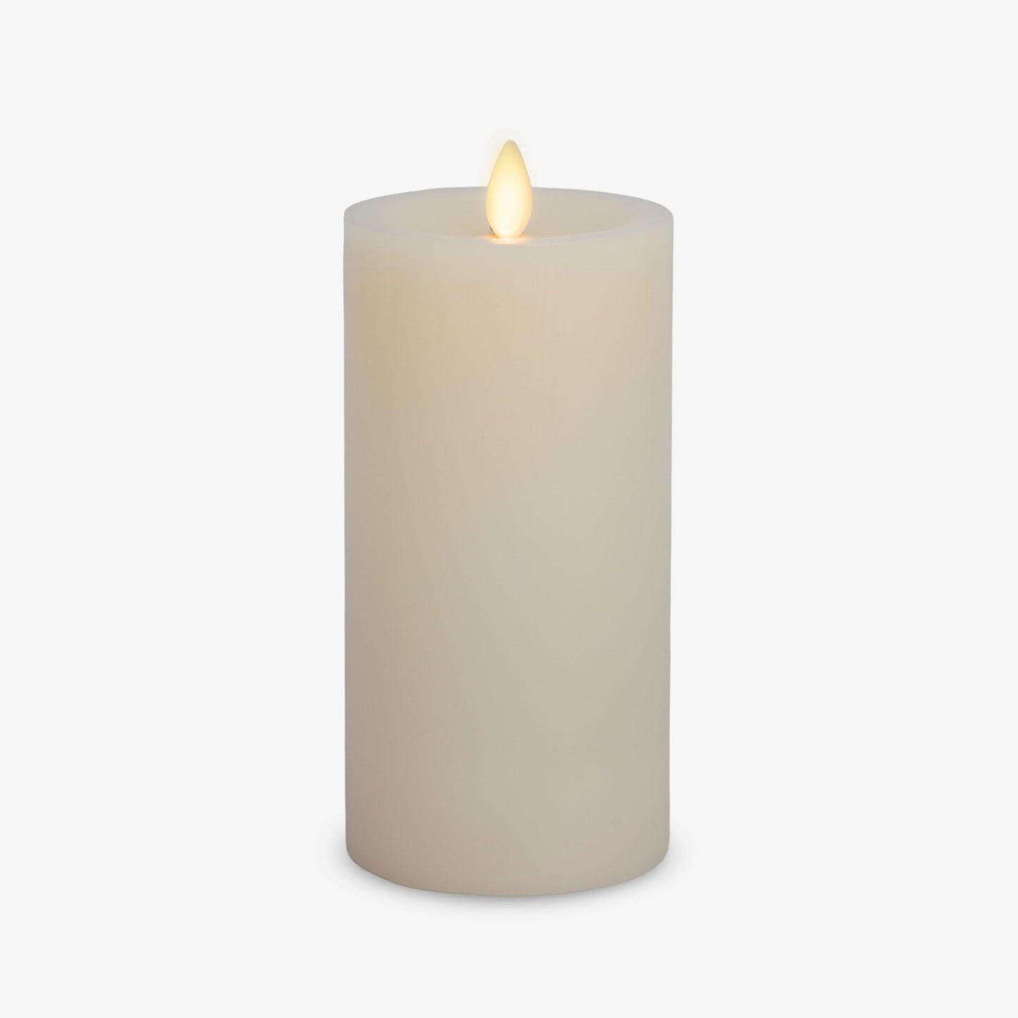 Luminara - Flameless LED Battery Operated Flickering Pillar Candles - Pearl Ivory - Pack of 1-3x6.5 - Realistic Moving Flame Real Wax Indoor/Outdoor