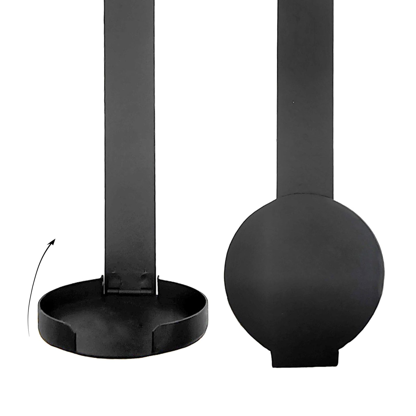 AimtoHome Black Wall Candle Sconces Set of 2, Cast Iron Wall Mounted Candle Holders, Multi-Purpose Farmhouse & Minimalist Modern Decor for Living Room, Hallway