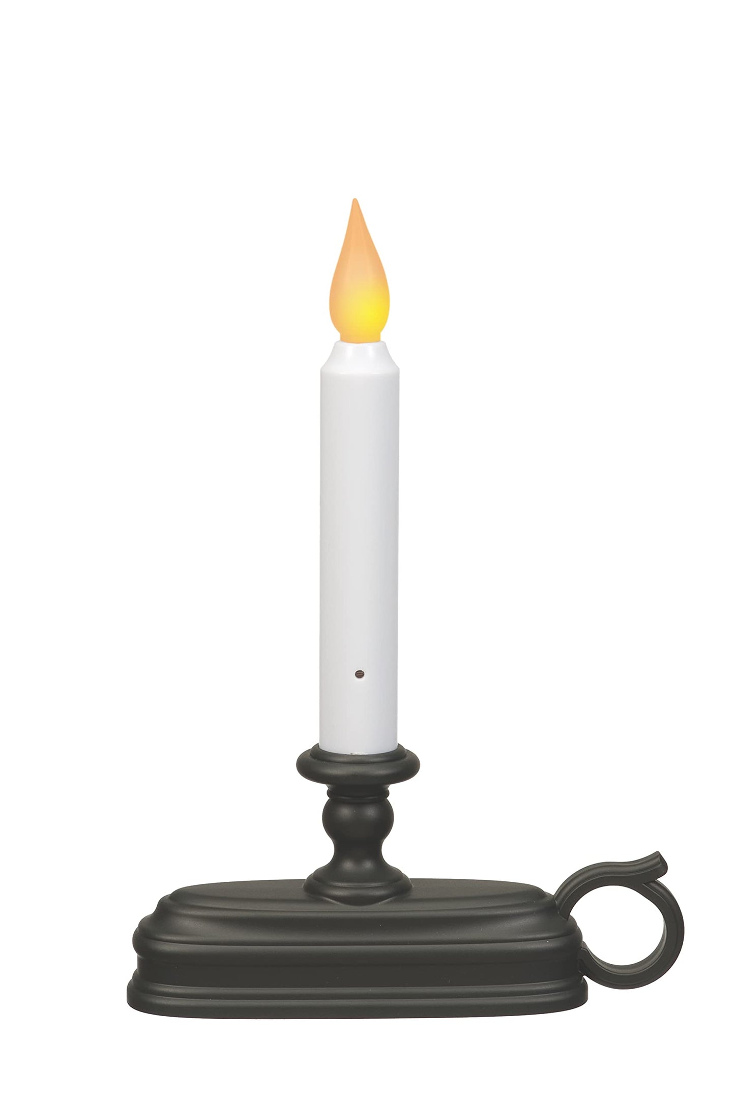 Xodus Innovations FPC1325A-6 Battery Operated LED Window Candle with New Hot Spot Technology and Dusk to Dawn Sensor and Choice of Amber or White Flame Pack of 6 Aged Bronze/Black