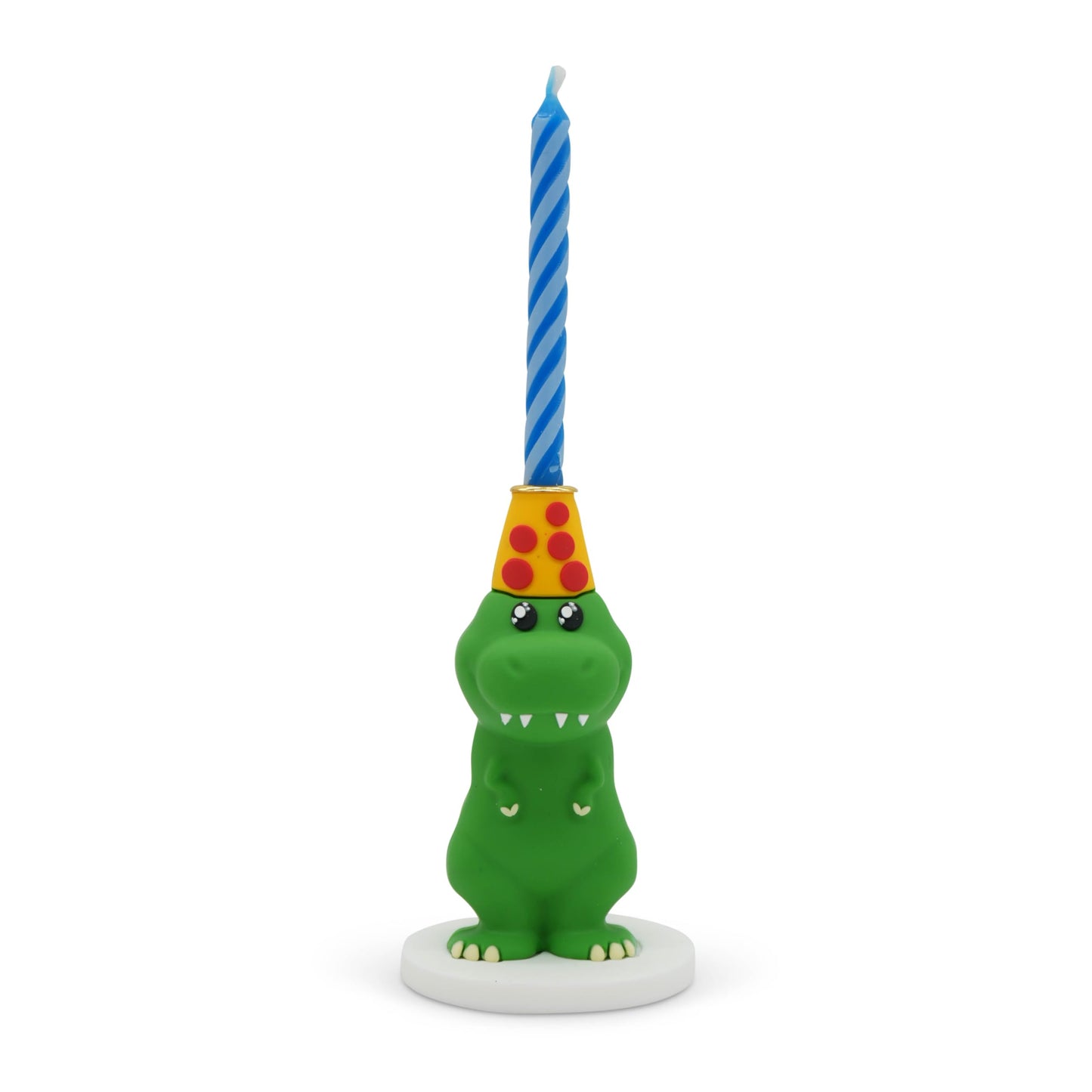 GOOFBALLS Funny Birthday Candle Holder – Humorous Party Decoration & Gag Gift – Quirky Cake Topper for Adults & Friends - Dinosaur