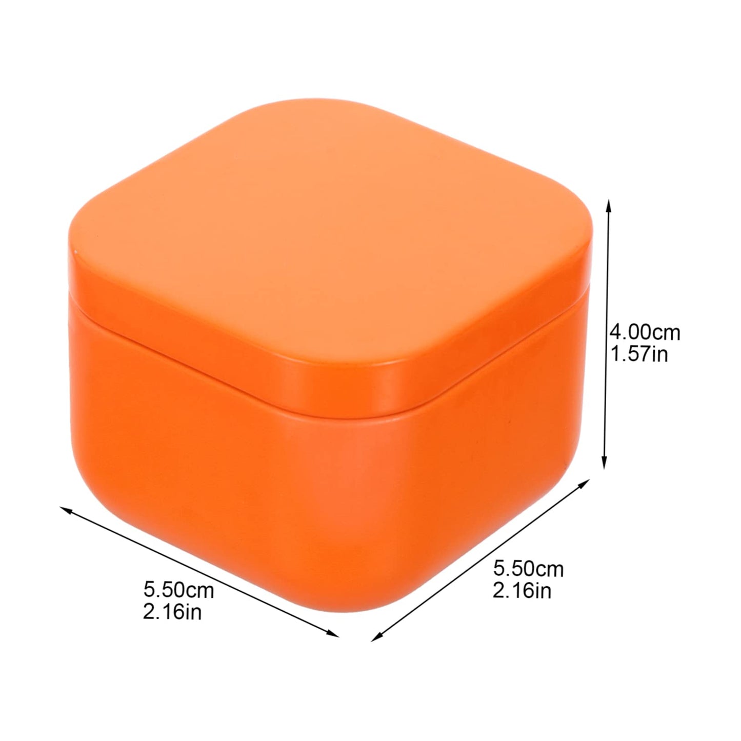 PLAFOPE Iron Material Scented Candle Holder Airtight Tinplate Candle Jar for DIY Projects