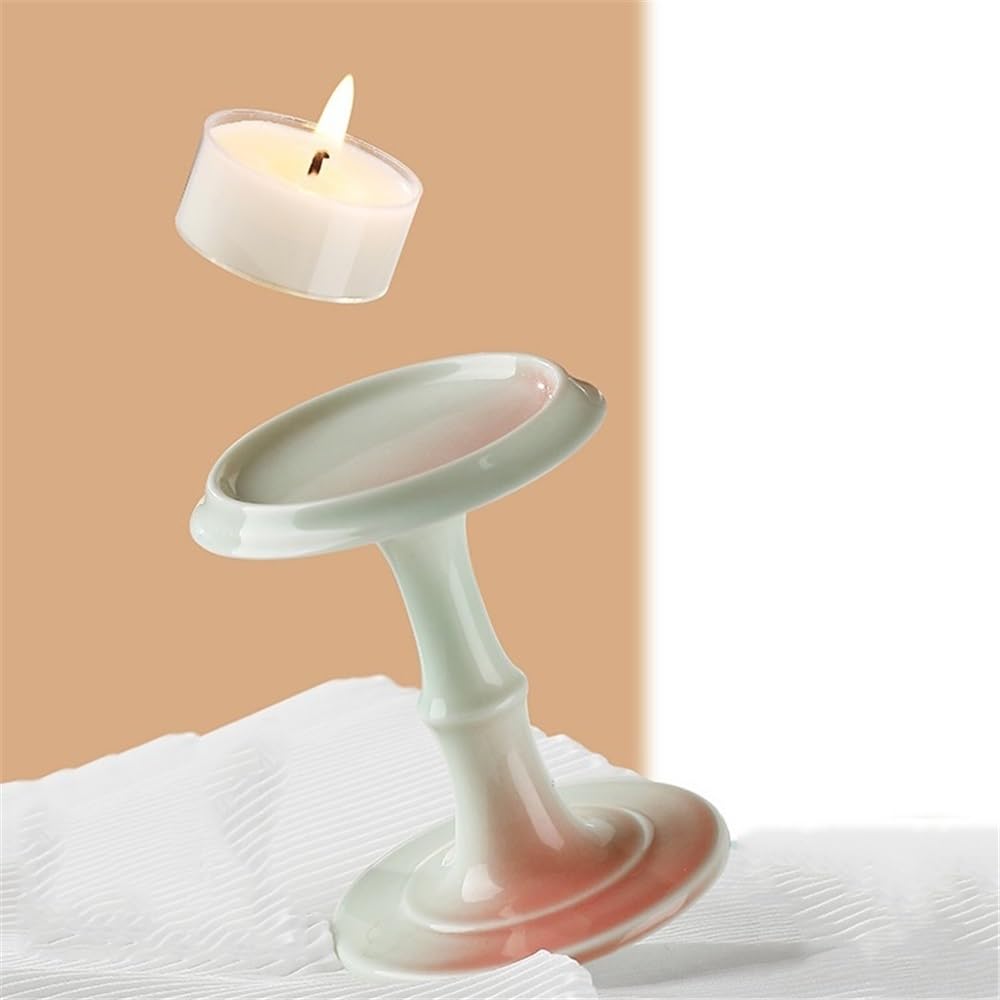 YUHUAWF Candle Holderss Light Luxury Ceramic Aromatherapy Candle Holder Home Decoration Candlestick Ornaments Decorative Candlestick