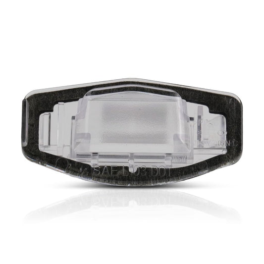 KarParts360 License Plate Light for Honda Accord/Civic 2008-2017, Black, Driver/Passenger Side, Single Piece