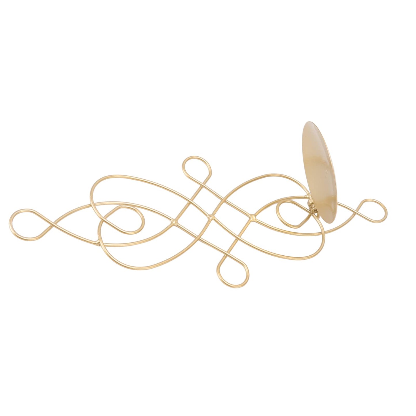 Wall Sconces Candle Holder, Set of 2 Iron Hanging Candle Sconce Holder Foldable Wall Candle Holder for Bedroom Dining Room (Gold)