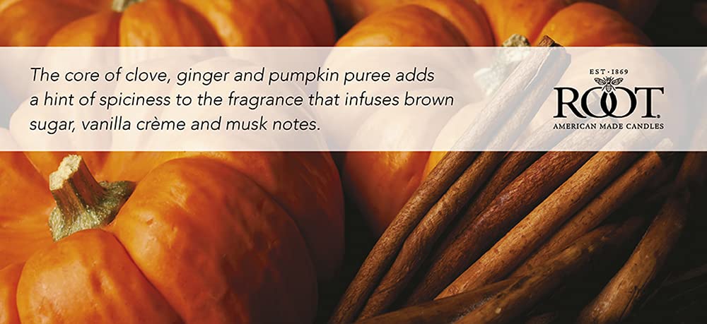 Root Candles Fall Scented Candles Honeycomb Glass Premium 3-Wick Handcrafted Beeswax Blend Candle, 12-Ounce, Pumpkin Spice