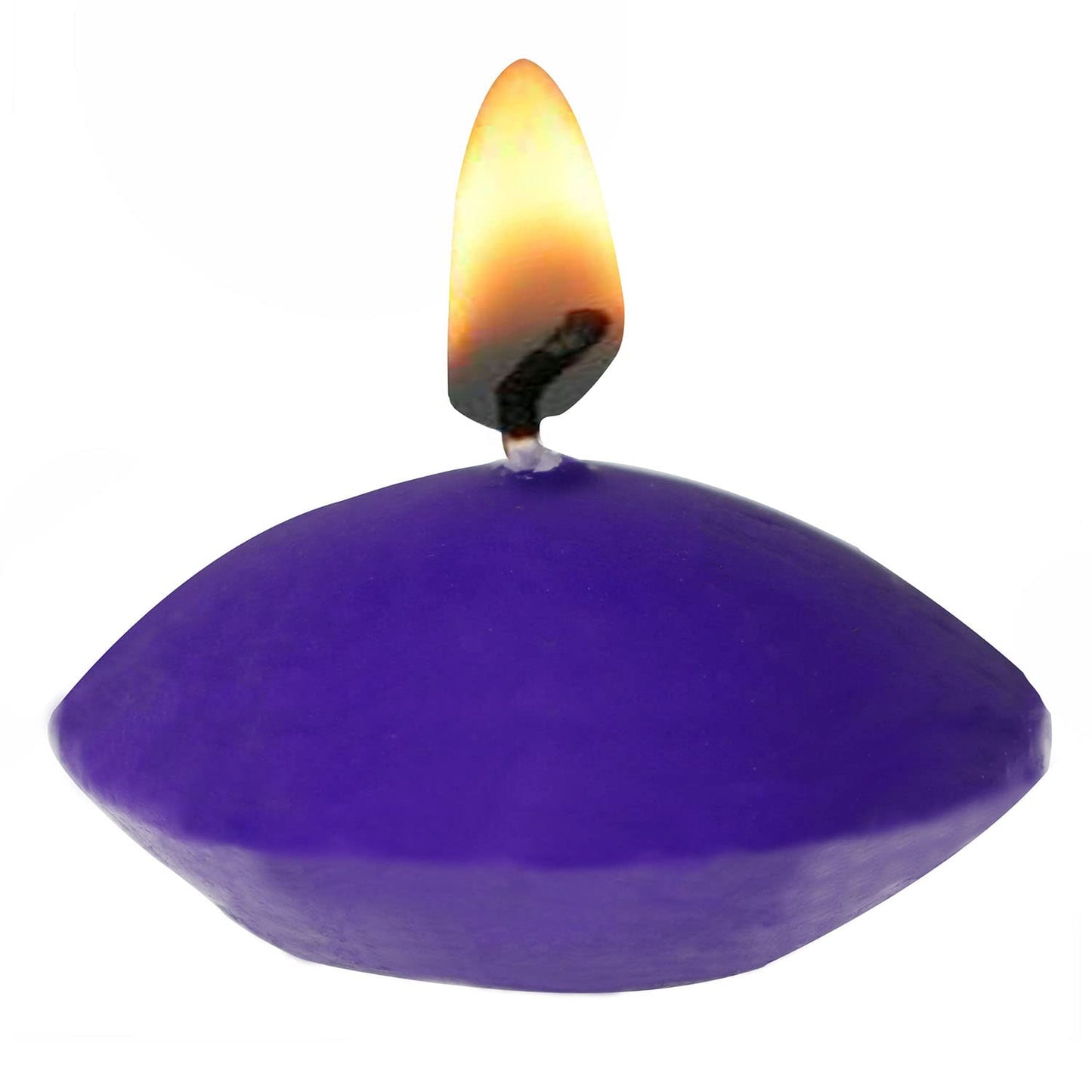 XGNG 2 Boxes 20PCS Round Burning Candles, Small Tea Light Candles, Unscented, Purple