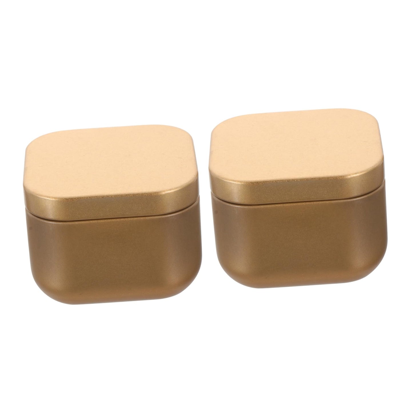 OSALADI 2pcs DIY Scented Candle Tins Empty Metal Candle Jars Frosted Finish for Aromatherapy for Crafting and Home Decor