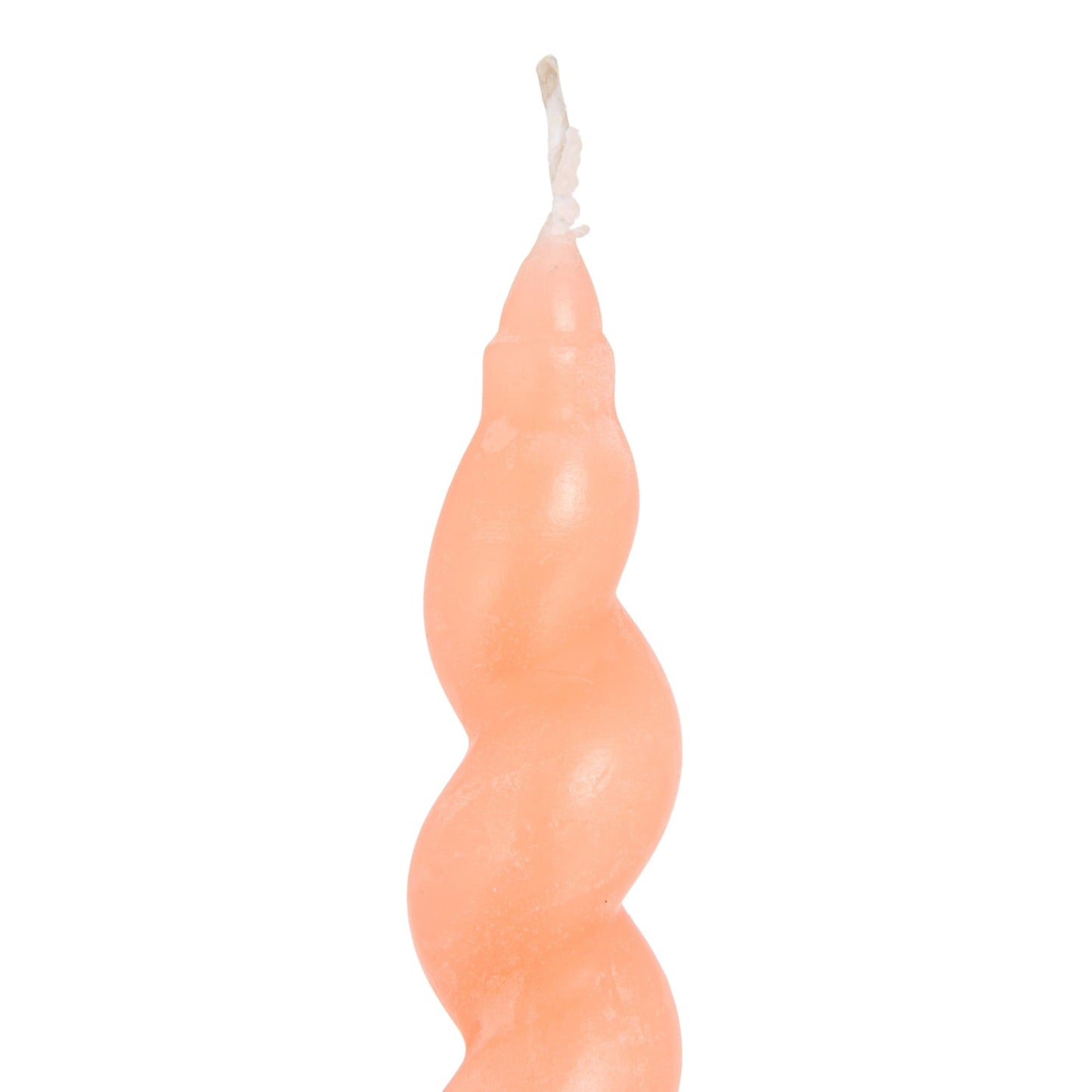 Creative Co-Op 2-Piece Unscented Twisted Taper Candles in Box, Pink