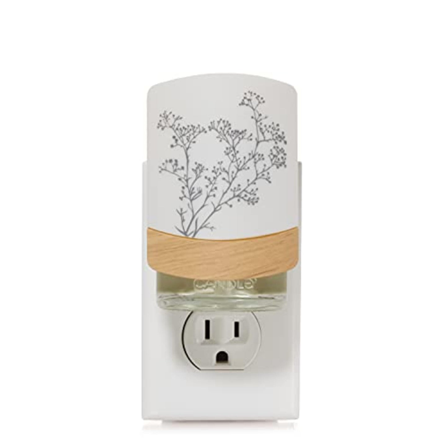 Yankee Candle ScentPlug Diffuser Warmer for Plug in Air Fresheners, Fragrance Warmer with Light, Simplicity Design (Pack of 1)