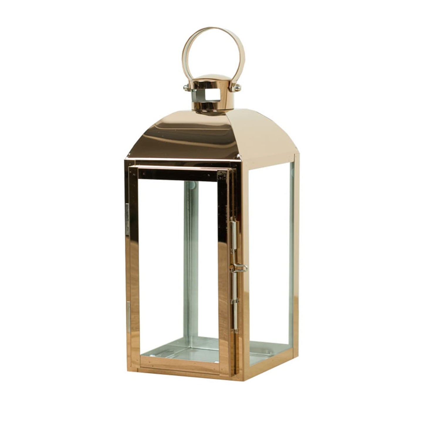 Candle Sconces Hanging Candle Holder Stainless Steel Lantern Candle Holder with Clear Glass Rustic Light Tealight Holder Centerpieces for Table Candle Stand/Display Candelabra (Size : S)