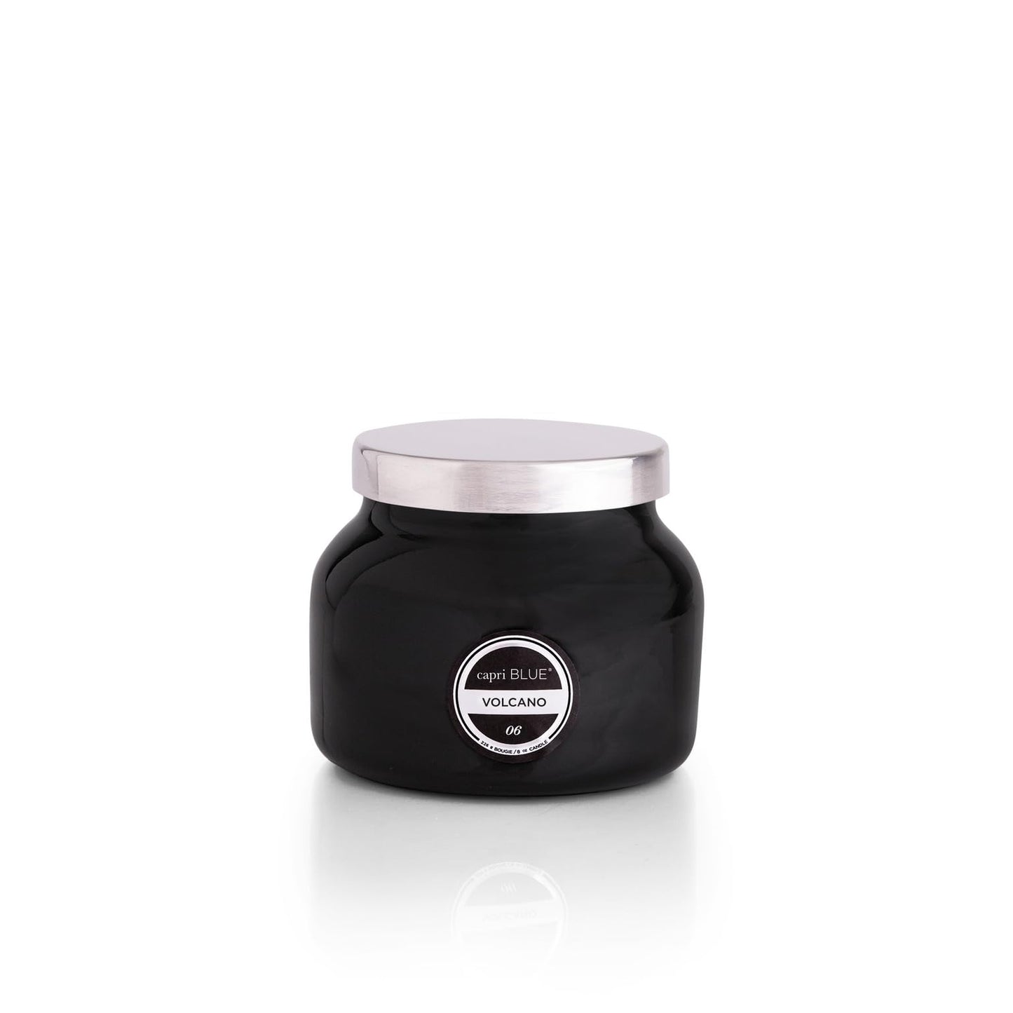 Capri Blue Volcano Scented Candles - Luxury Glass Jar Candles for Home Scented with Tropical Fruit & Sugared Citrus - Soy Wax Blend - Capri Blue Volcano - Black Color (8 oz)