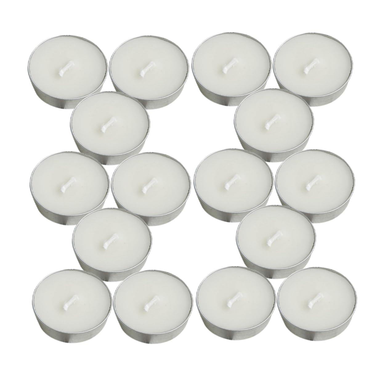 OUNONA 100pcs Tealight Candles Scented Round Tealight Candles for Weddings Parties and Home Decor Long Burning Safe and Smokeless Aromatherapy